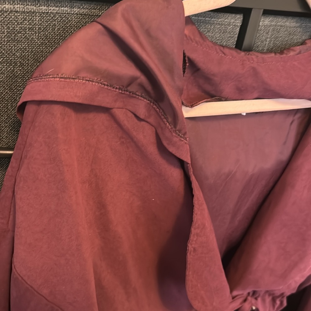 🌷3 items for $30🌷 ▪️ SHEIN ▪️ Burgundy Lightweight Jacket - Picture 2 of 12